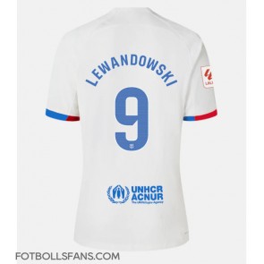 Barcelona Robert Lewandowski #9 Replika Bortatröja 2023-24 Kortärmad
